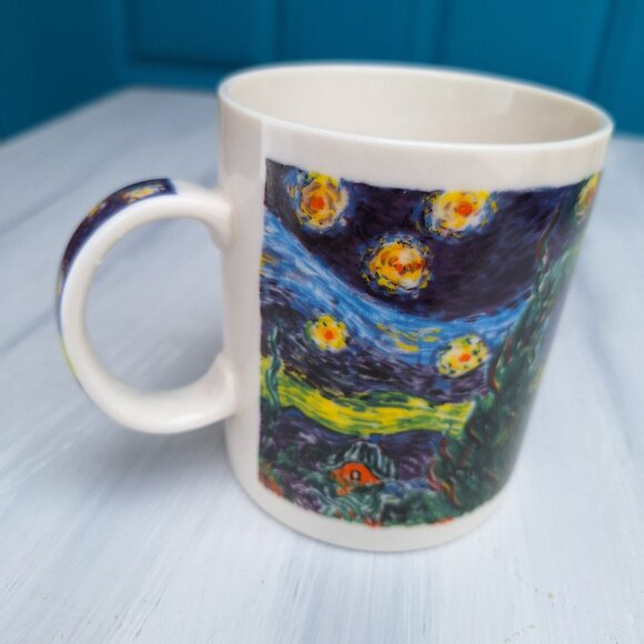 Vintage Mug Van Gogh Starry Night Artist Gifts Famous Impressionist Painting Art - Picture 15 of 17